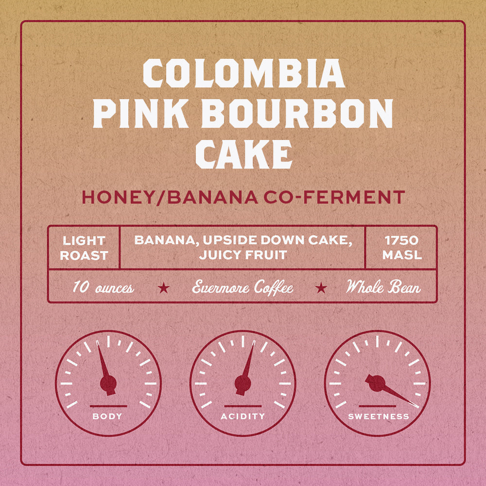 Colombia Pink Bourbon Cake