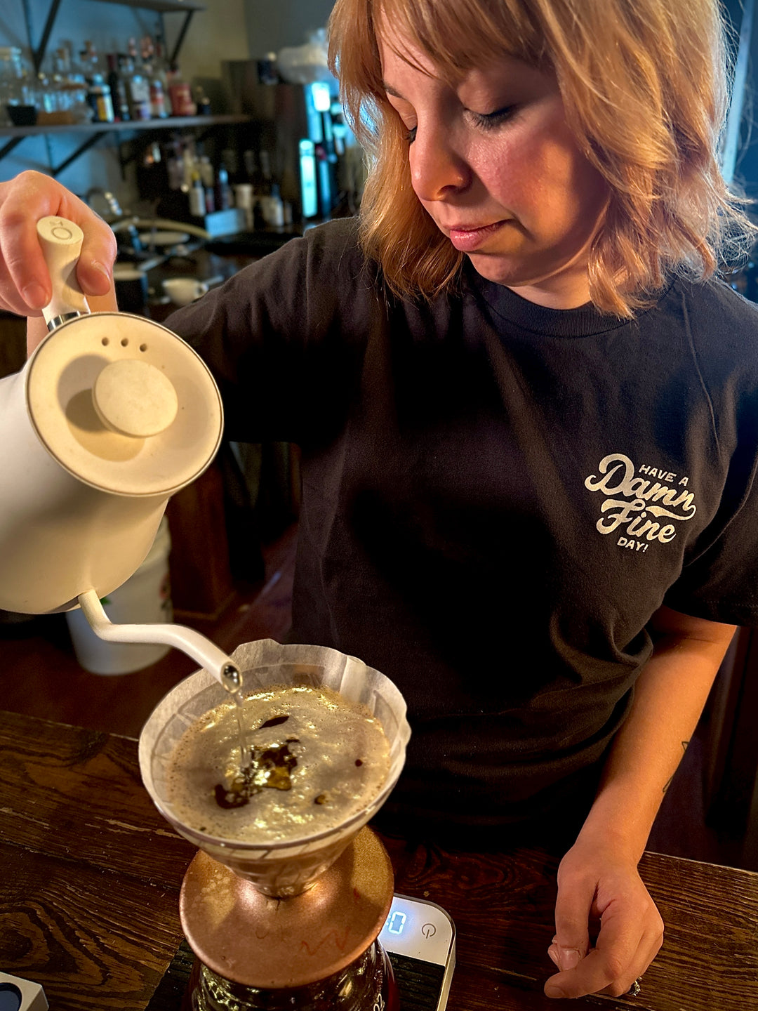 Have a Damn Fine Day! Classic Tee – Evermore Coffee Roasters